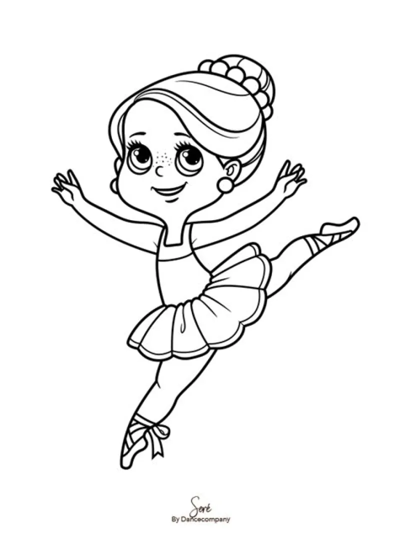 a_balletkort_til_at_farve_1.webp Dansebutikken A5 balletkort til at farvelægge - 9 stk i en pakke>Børn Andet Til Ballet | Balletting Børn