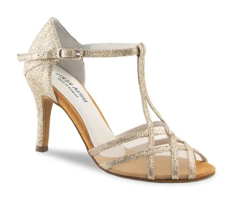 anna_kern_flot_guld_glimm_0.webp Dansebutikken Anna Kern flot guld glimmer dansesko>Dame Brudesko | Salsasko Damer