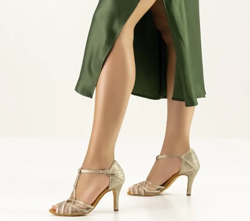 anna_kern_flot_guld_glimm_1.webp Dansebutikken Anna Kern flot guld glimmer dansesko>Dame Brudesko | Salsasko Damer