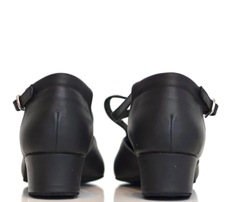 anniel_danseskotrningssko_2-1.webp Dansebutikken Anniel dansesko/træningssko m.kryds rem - 2181>Dame Folkedansesko Damer | Salsasko Damer