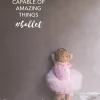 Dansebutikken Balletplakat lille pige rosa tutu> Andet Til Ballet