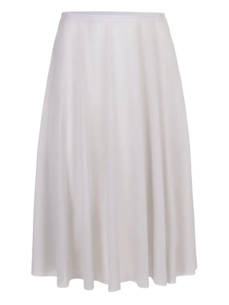 beigefarvet_langt_pull_on_0.webp Dansebutikken Beigefarvet langt pull on mesh skørt fra Mara Dancewear>Dame Ballet Underdele Damer | Skørter Til Skøjteløb