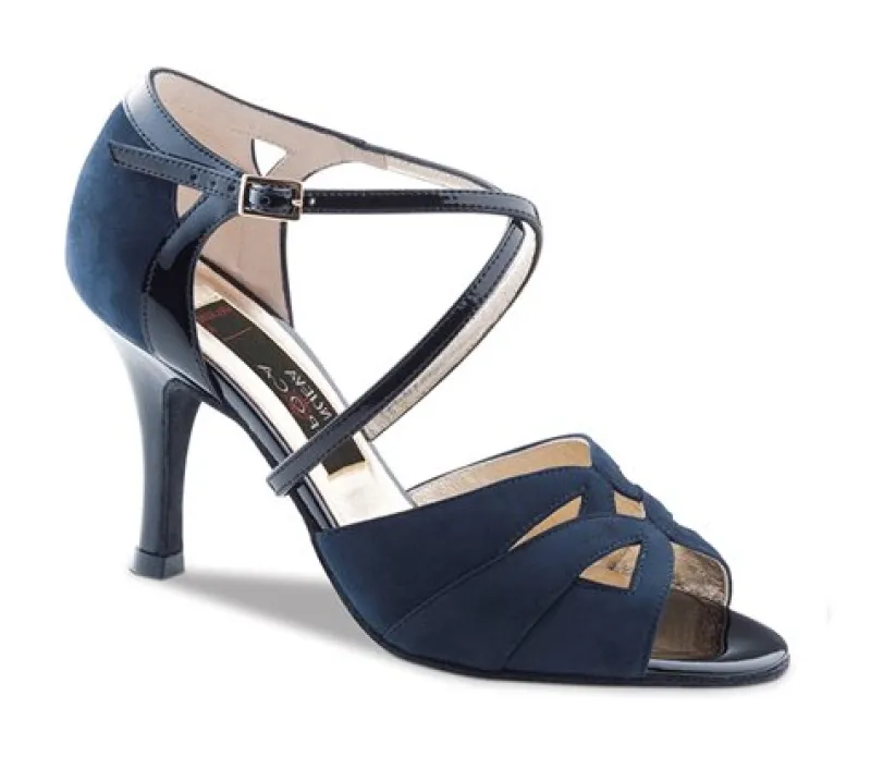 bl_dansesko_nueva_epoca_r_0.webp Dansebutikken Blå dansesko Nueva Epoca Rosita 6 cm hæl>Dame Salsasko Damer | Tangosko Damer
