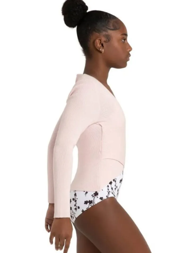 bld_lyserd_strik_fra_cape_1.webp Dansebutikken Blød lyserød strik fra Capezio>Dame Ballet Strik Damer