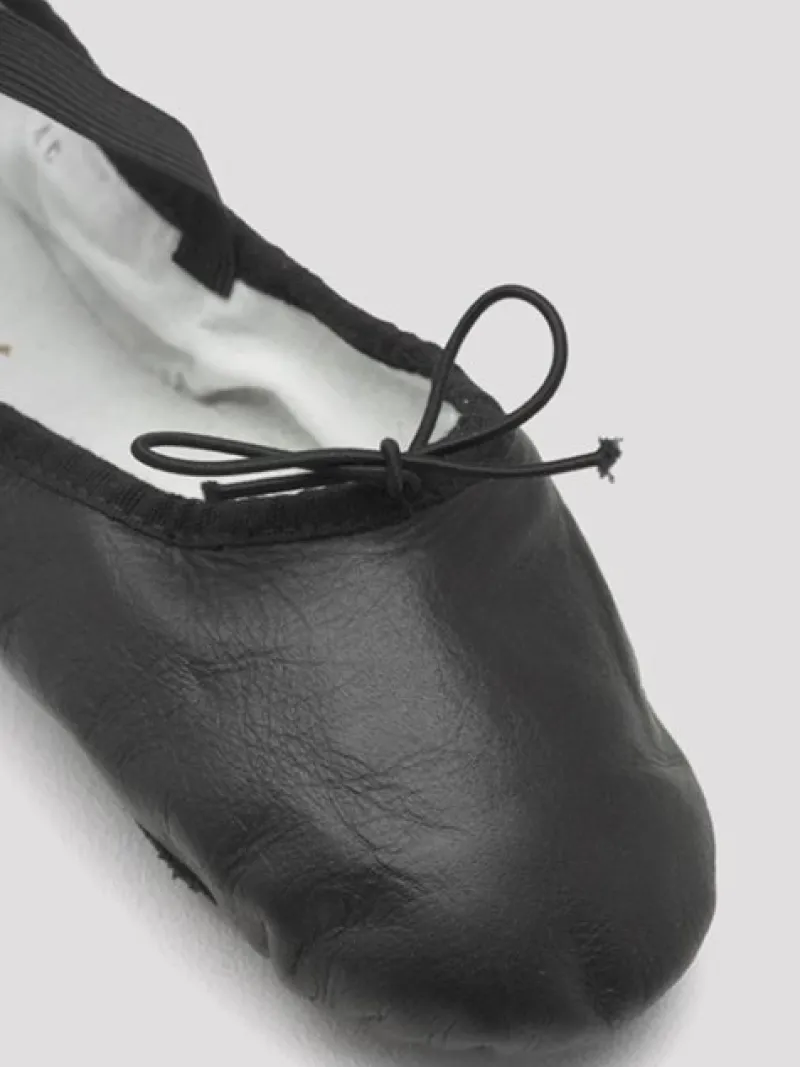 bloch_blde_sorte_balletsk_4.webp Dansebutikken Bloch bløde sorte balletsko med split sål> Balletsko Bløde