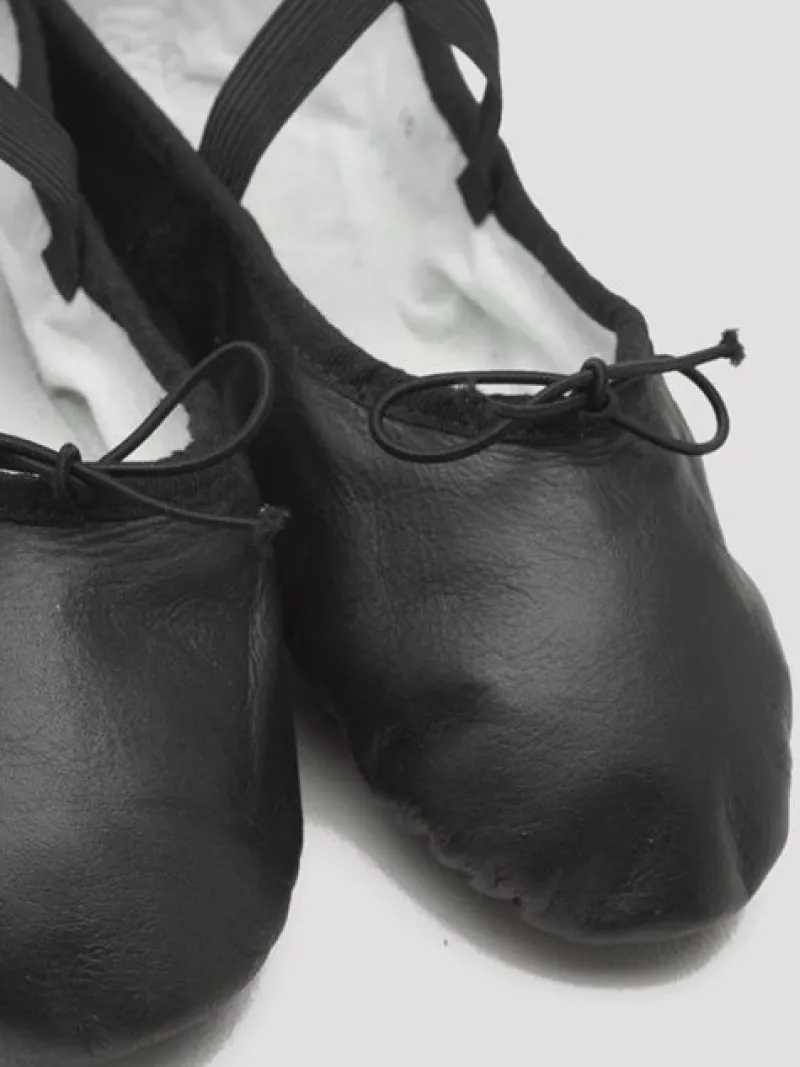 bloch_blde_sorte_balletsk_6.webp Dansebutikken Bloch bløde sorte balletsko med split sål> Balletsko Bløde