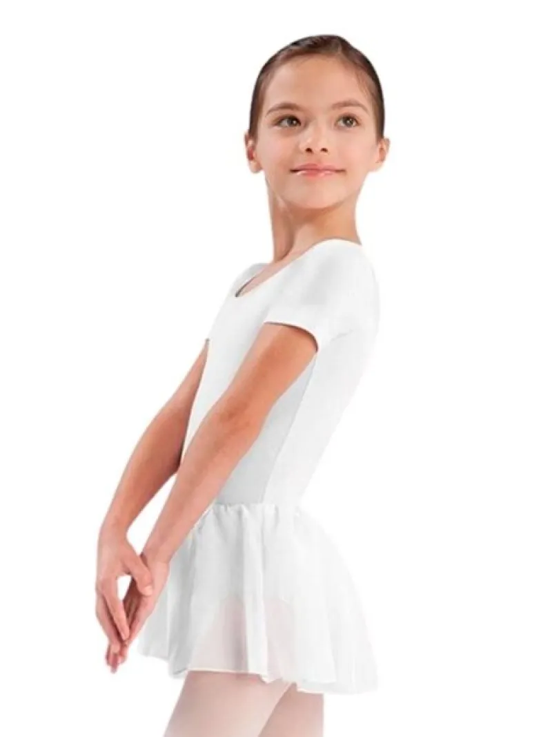 bloch_hvid_dragt_mchiffon_0.webp Dansebutikken Bloch hvid dragt m.chiffon skørt til piger>Børn Gymnastikkjole Piger | Balletkjole Piger