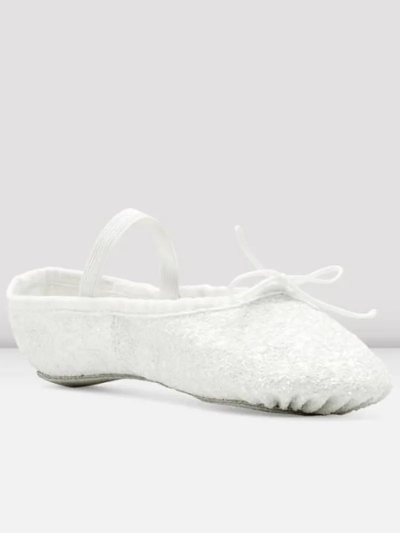 bloch_hvid_skind_glimmer__4.webp Dansebutikken Bloch hvid skind glimmer balletsko> Balletsko Bløde