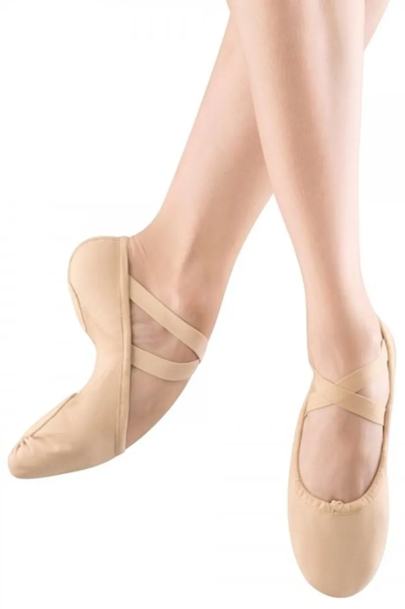 bloch_kanvas_spring_balle_0.webp Dansebutikken Bloch kanvas spring balletsko rosa splitsål> Balletsko Bløde