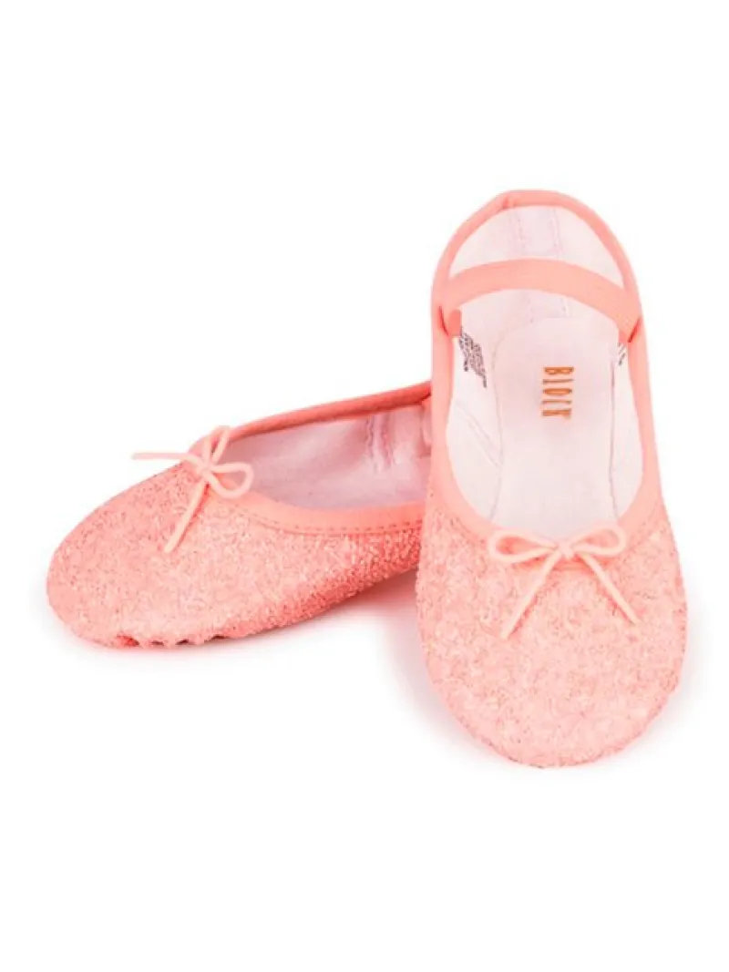 bloch_rosa_skind_balletsk_0.webp Dansebutikken Bloch rosa skind balletsko med glimmer> Balletsko Bløde