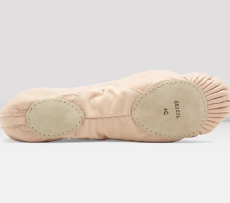 bloch_springsko_soft_ball_2-1.webp Dansebutikken Bloch springsko/ soft balletsko rosa splitsål - Børn> Balletsko Bløde