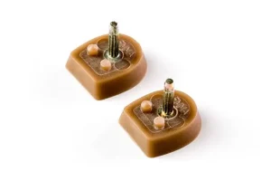 Dansebutikken Brune hæl tips til Anna Kern Dansesko med 6 cm hæl> Dansesko Tilbehør