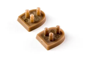 Dansebutikken Brune hæl tips til Anna Kern Dansesko med 5 cm hæl> Dansesko Tilbehør