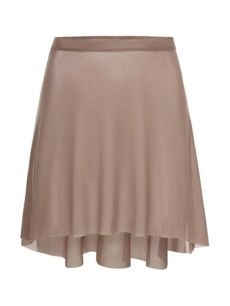 brunt_pull_on_mesh_skrt_f_0.webp Dansebutikken Brunt pull on mesh skørt fra Mara Dancewear>Dame Skørter Til Skøjteløb | Ballet Underdele Damer