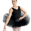 Dansebutikken Capezio kort sort tutu skørt til damer>Dame Ballet Underdele Damer