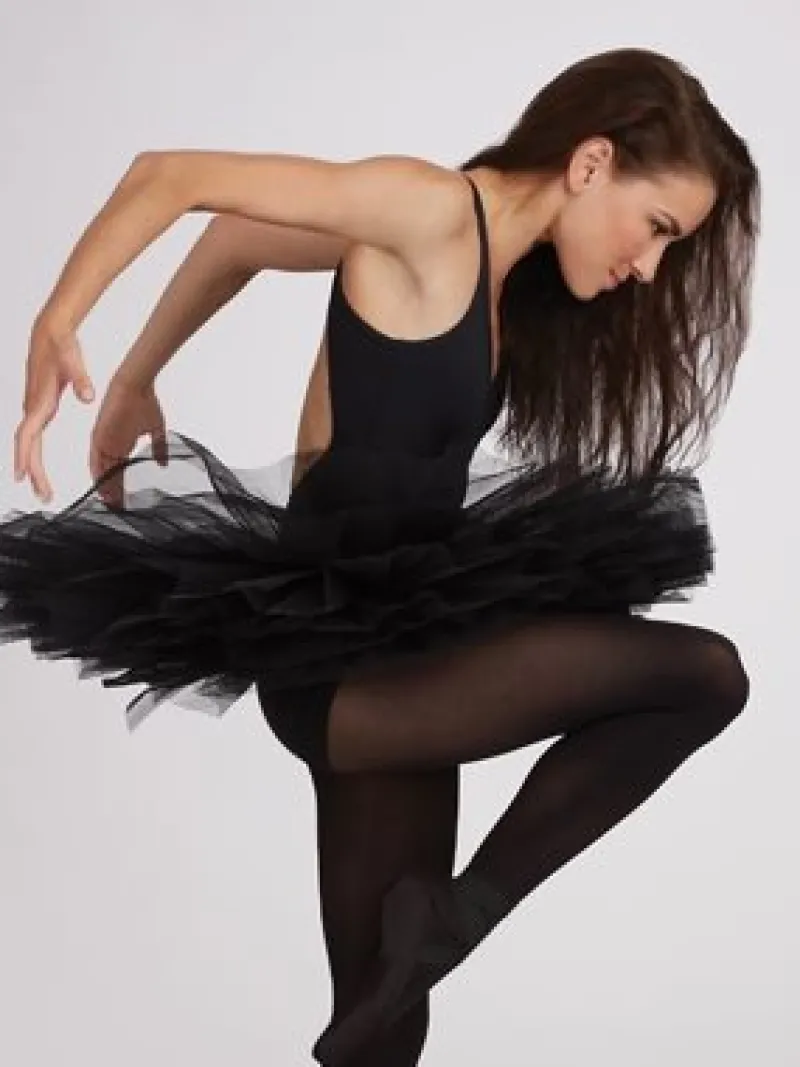 capezio_kort_sort_tutu_sk_1.webp Dansebutikken Capezio kort sort tutu skørt til damer>Dame Ballet Underdele Damer