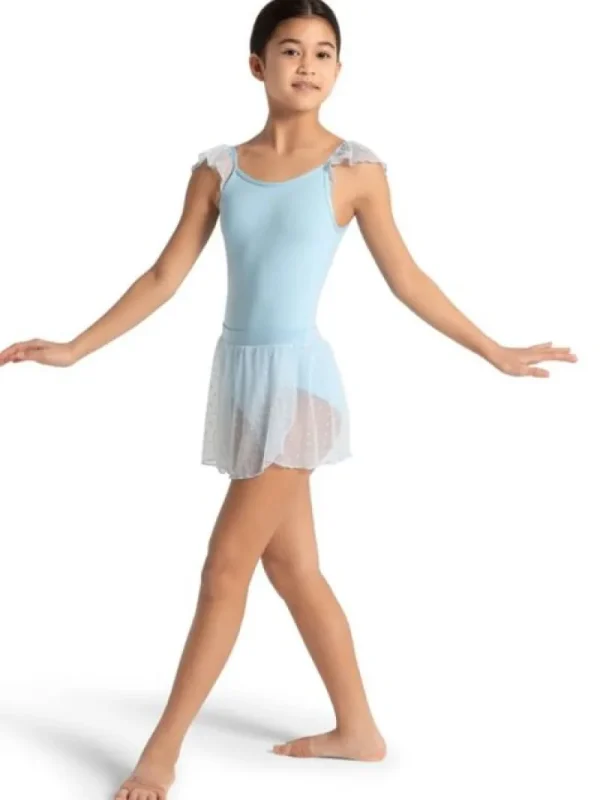 Dansebutikken Capezio lyseblå dragt med flæse ærmer til piger>Børn Dragter Piger | Balletdragter Børn