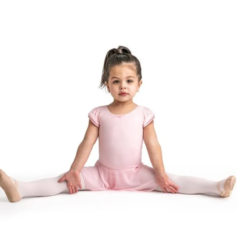 capezio_rosa_dragt_mskrt__3.webp Dansebutikken Capezio rosa dragt m.skørt og puf ærmer til piger>Børn Gymnastikkjole Piger | Balletkjole Piger