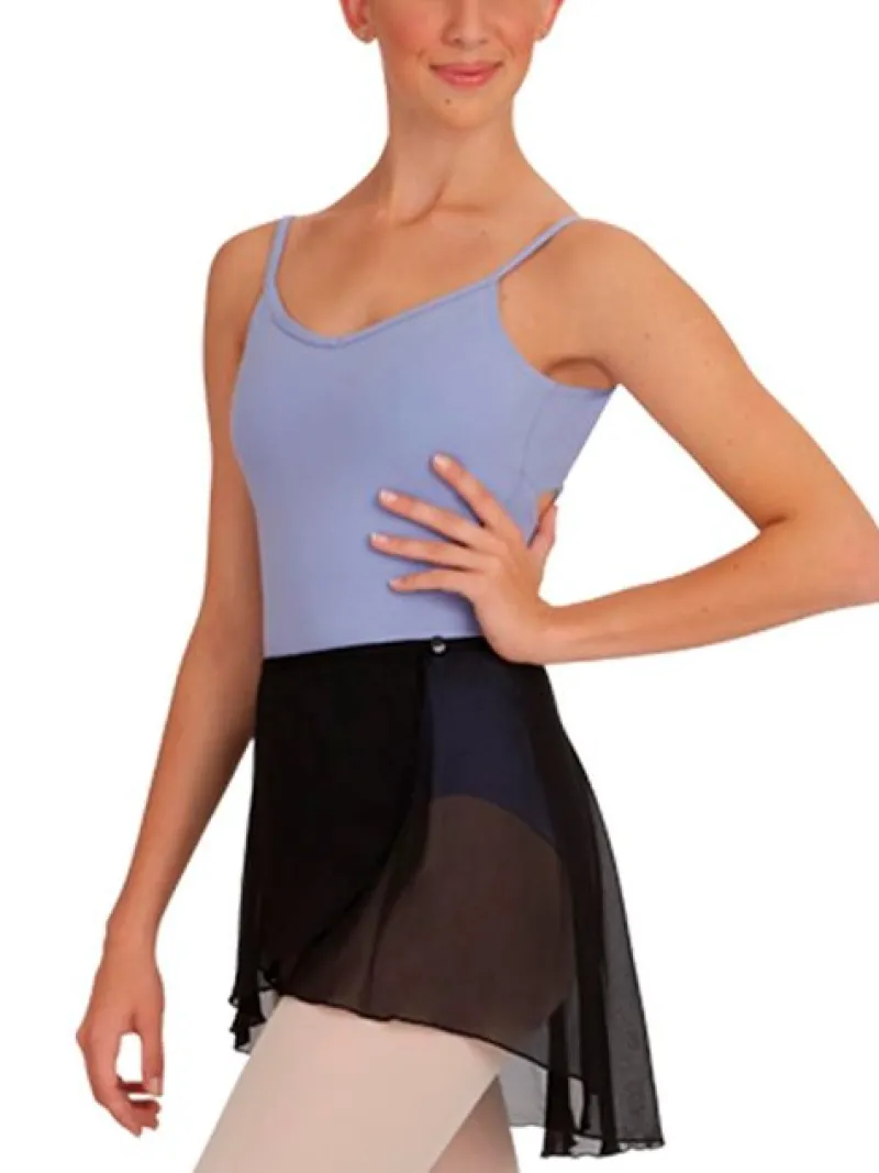 capezio_sort_chiffon_wrap_1.webp Dansebutikken Capezio sort chiffon wrap skirt>Dame Underdele Damer | Ballet Underdele Damer
