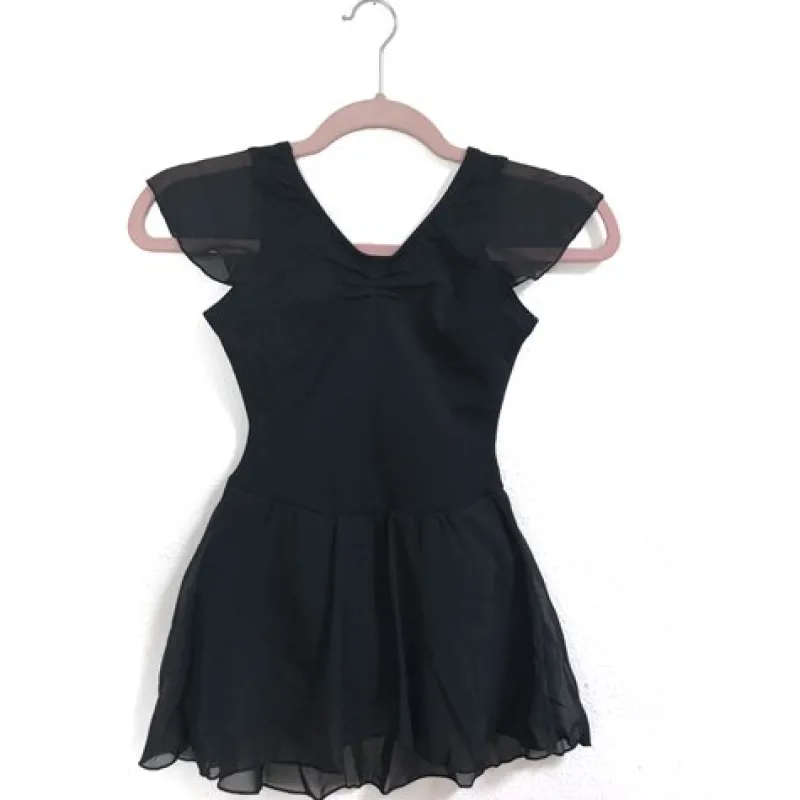 capezio_sort_dragt_mflot__2.webp Dansebutikken Capezio sort dragt m.flot skørt til piger>Børn Gymnastikkjole Piger | Balletkjole Piger