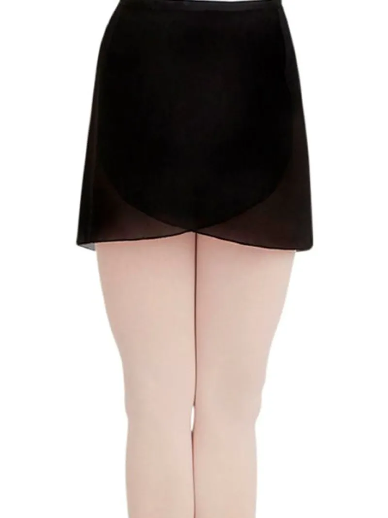 capezio_sort_sl_om_skrt_d_2.webp Dansebutikken Capezio sort slå om skørt damer>Dame Skørter Til Skøjteløb | Ballet Underdele Damer