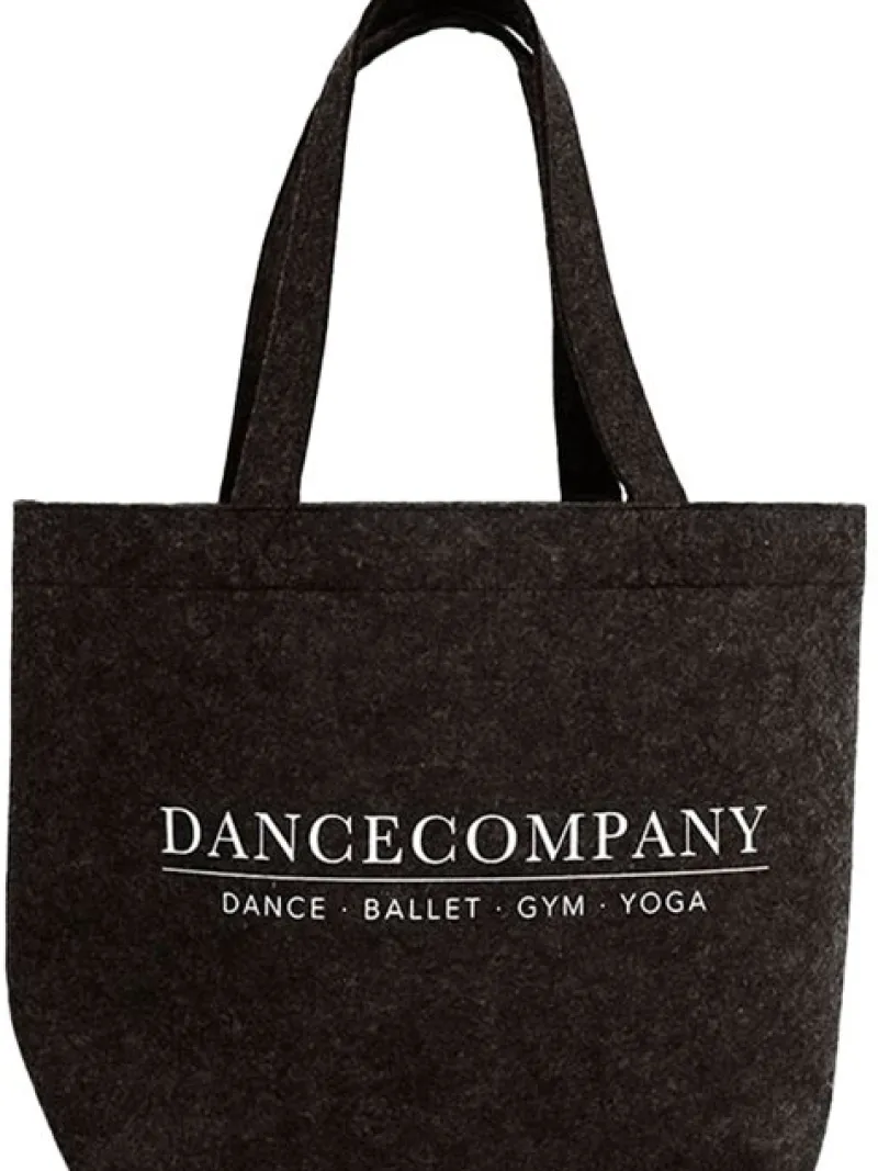 dancecompany_koksgr_filt__0.webp Dansebutikken Dancecompany koksgrå filt net med tryk> Tasker Til Yoga | Dansetasker