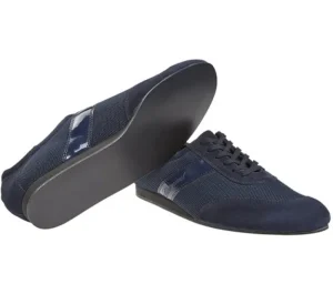Dansebutikken Diamant mørkeblå dansesneaker vario spin sål til herrer> Tangosko Herrer | Salsasko Herrer