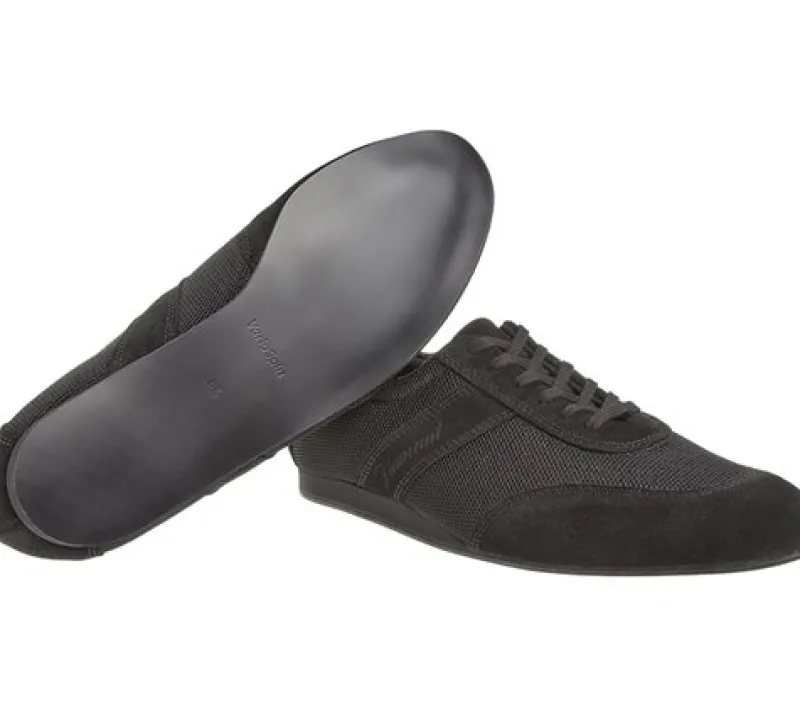diamant_sorte_dansesneake_2.webp Dansebutikken Diamant sorte dansesneaker vario spin sål til herrer> Tangosko Herrer | Salsasko Herrer