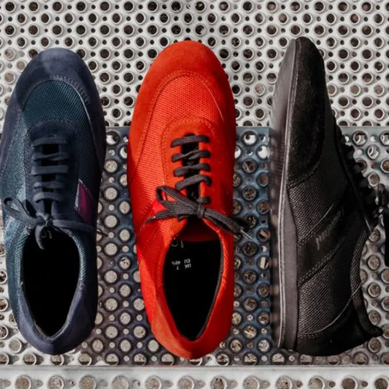 diamant_sorte_dansesneake_7.webp Dansebutikken Diamant sorte dansesneaker vario spin sål til herrer> Tangosko Herrer | Salsasko Herrer