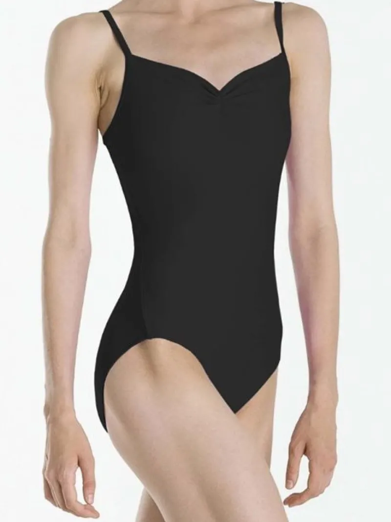 dragt_med_tynde_stropper__0-5.webp Dansebutikken Dragt med tynde stropper og rynk i sort fra Wear Moi>Dame Balletdragter Damer