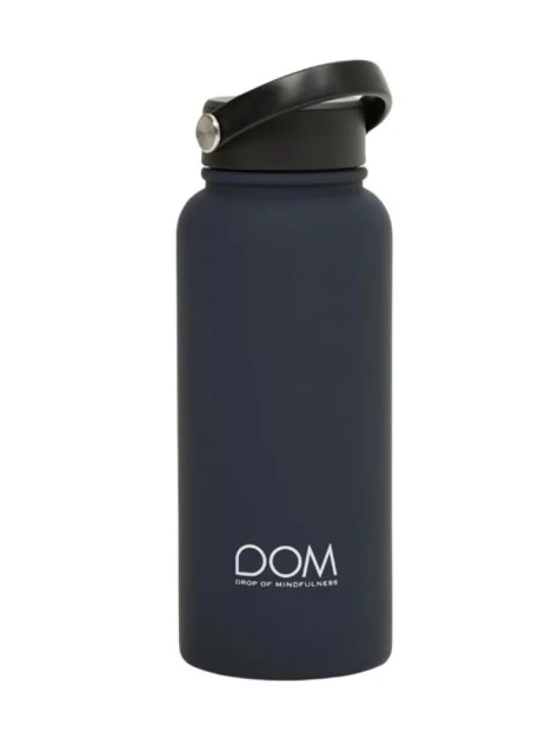 drop_of_mindfulness_drikk_0.webp Dansebutikken Drop of Mindfulness drikkeflaske 1000 ML mørkeblå> Andet Til Yoga | Andet Til Gymnastik