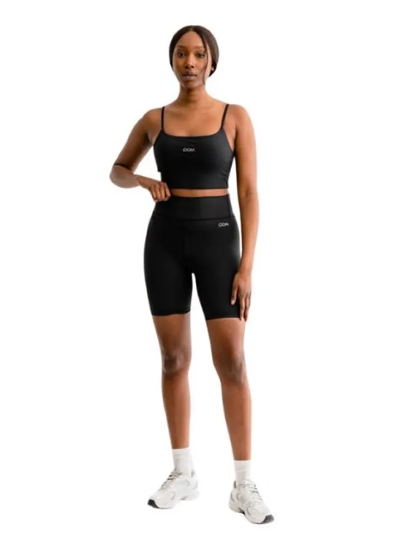 drop_of_mindfulness_lola__3.webp Dansebutikken Drop of Mindfulness Lola shorts i mat sort>Dame Pilates Bukser/leggings | Yogabukser