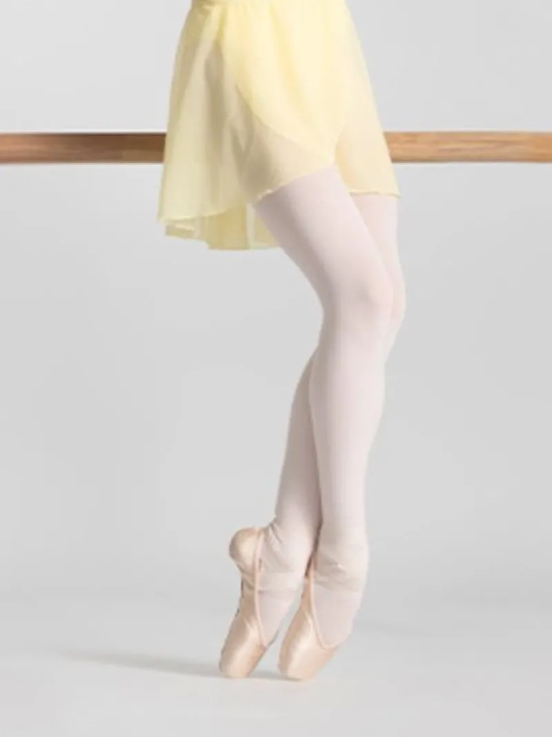 flot_lysegul_ballet_sl_om_0.webp Dansebutikken Flot lysegul ballet slå om skørt fra Balletrosa>Dame Ballet Underdele Damer