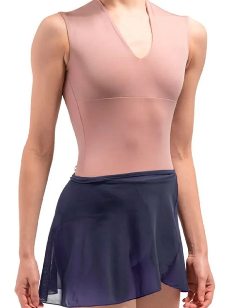 flot_mrkebl_ballet_sl_om__2.webp Dansebutikken Flot mørkeblå ballet slå om skørt fra Balletrosa>Dame Ballet Underdele Damer