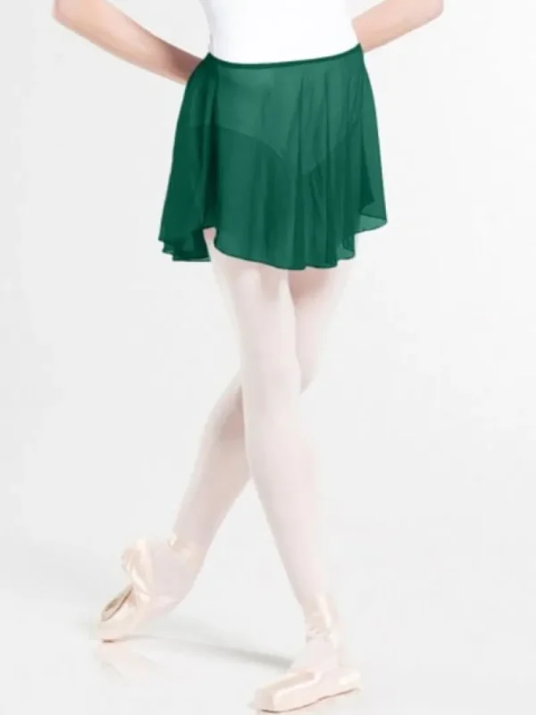 Dansebutikken Flot mørkegrønt pull-on skørt fra WearMoi>Dame Ballet Underdele Damer