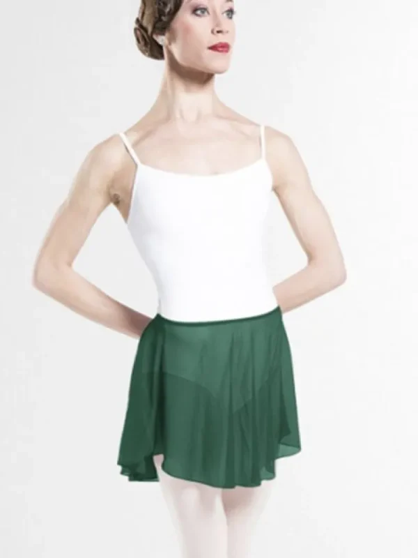 Dansebutikken Flot mørkegrønt pull-on skørt fra WearMoi>Dame Ballet Underdele Damer