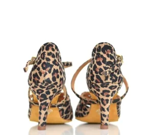 Dansebutikken Flot salsa/latinsko leopard Mia International>Dame Salsasko Damer | Latinsko Damer