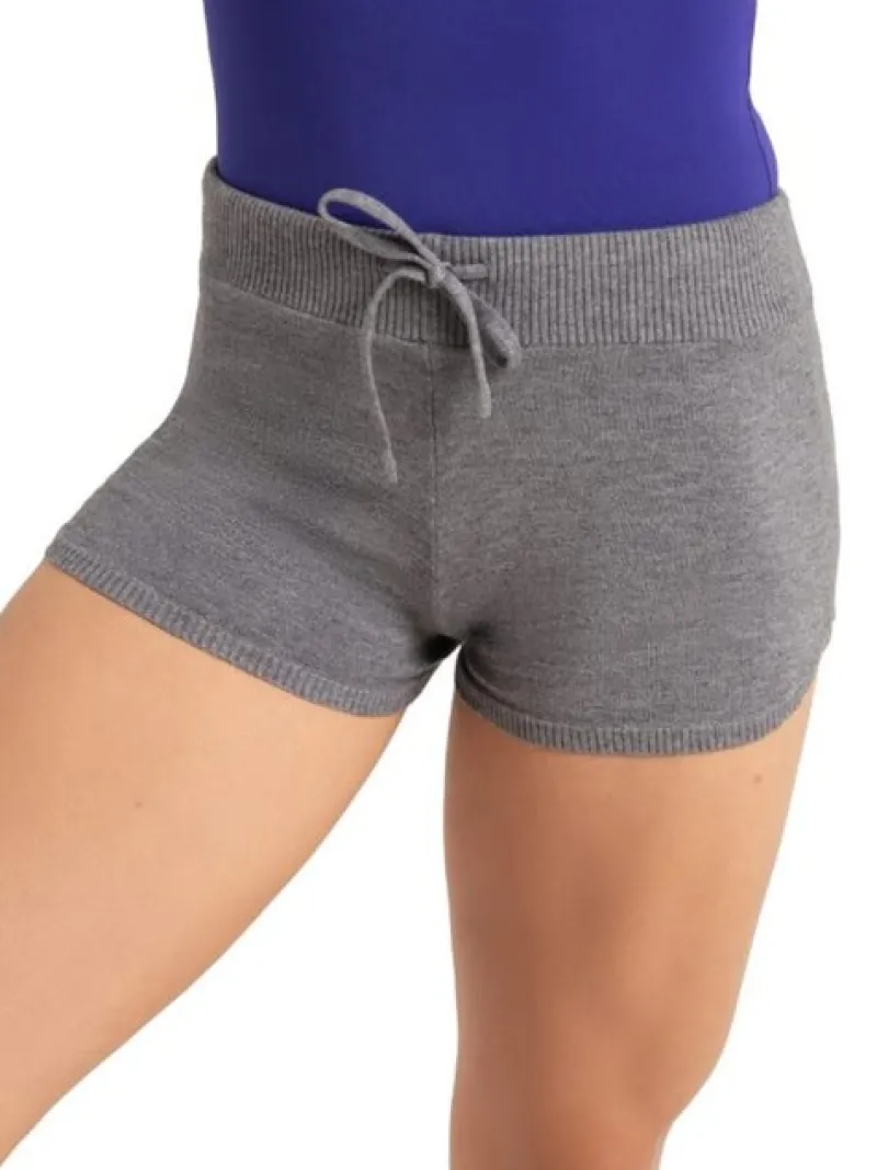 gr_danse_strik_shorts_fra_1.webp Dansebutikken Grå danse strik shorts fra Capezio>Dame Ballet Strik Damer | Ballet Underdele Damer