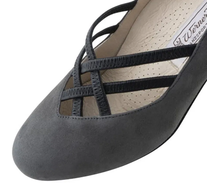 gr_ruskind_dame_dansesko__2.webp Dansebutikken Grå ruskind dame dansesko Anke Werner Kern>Dame Standardsko Damer | Social Dansesko