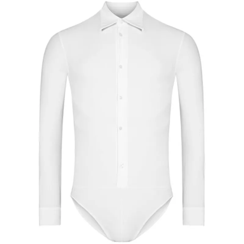 hvid_body_skjorte_til_her_0.webp Dansebutikken Hvid body skjorte til herrer - Ready4dance> Dansetøj Herrer