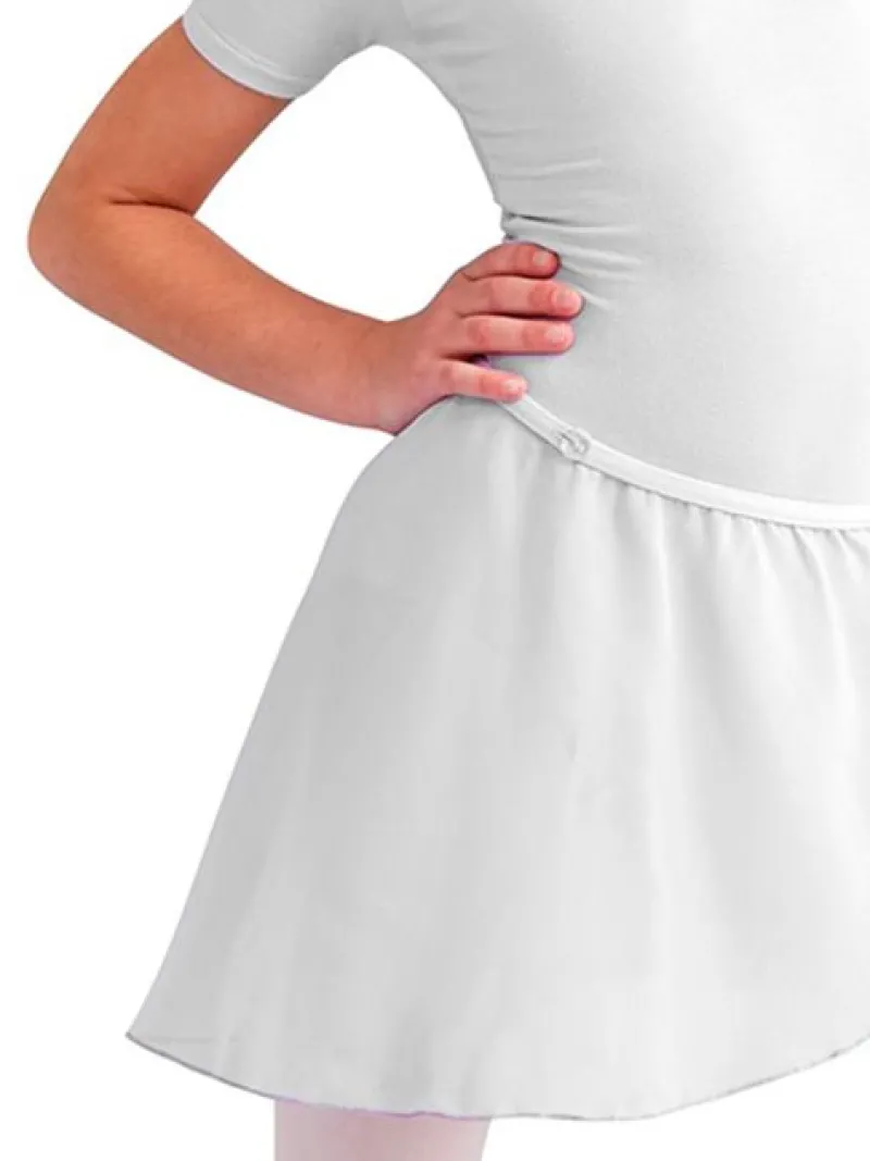 hvid_chiffon_skirt_piger__2.webp Dansebutikken Hvid chiffon skirt piger Capezio>Børn Gymnastikkjole Piger | Ballet Underdele Børn