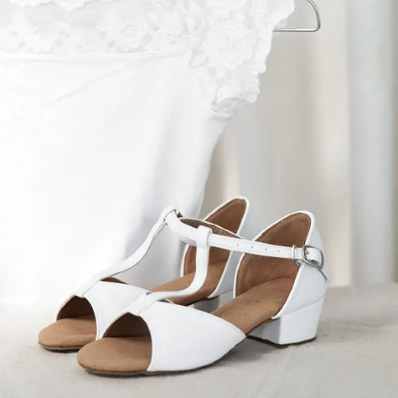 hvid_dansesko_til_piger_d_1.webp Dansebutikken Hvid dansesko til piger Dansport>Børn Pige Dansesko