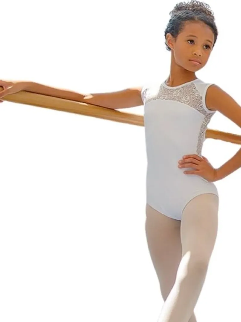 hvid_dragt_m_blonde_til_p_0.webp Dansebutikken Hvid dragt m. blonde til piger fra BalletRosa>Børn Balletdragter Børn