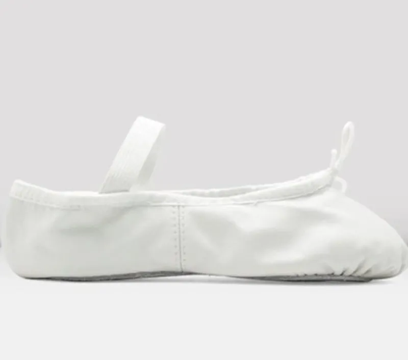 hvide_blde_balletsko_i_sk_3.webp Dansebutikken Hvide bløde balletsko i skind med fuldsål Bloch> Balletsko Bløde