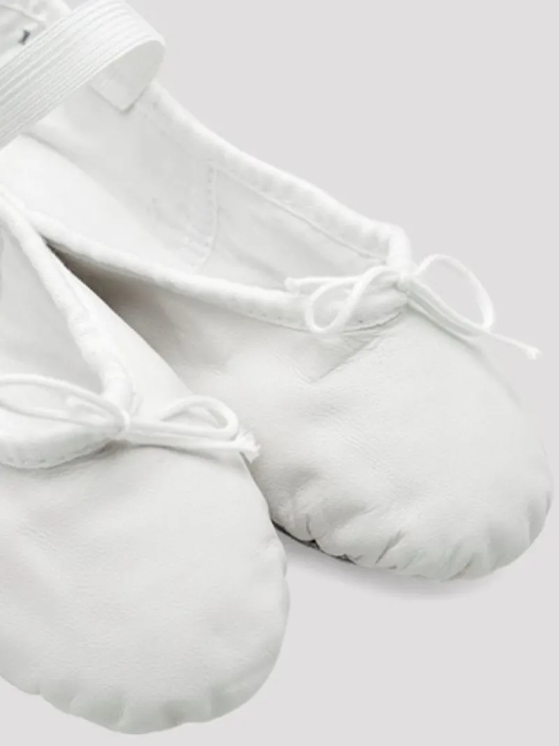 hvide_blde_balletsko_i_sk_4.webp Dansebutikken Hvide bløde balletsko i skind med fuldsål Bloch> Balletsko Bløde