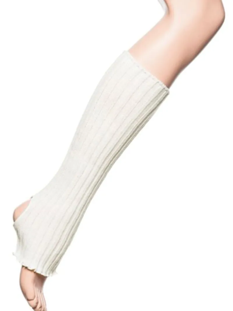 hvide_ribstrikket_benvarm_1.webp Dansebutikken Hvide ribstrikket benvarmere til ballet og dans> Benvarmere Til Gymnastik | Benvarmere Til Ballet