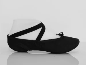 Dansebutikken Kanvas sort softballetsko/springsko Wear Moi> Balletsko Bløde