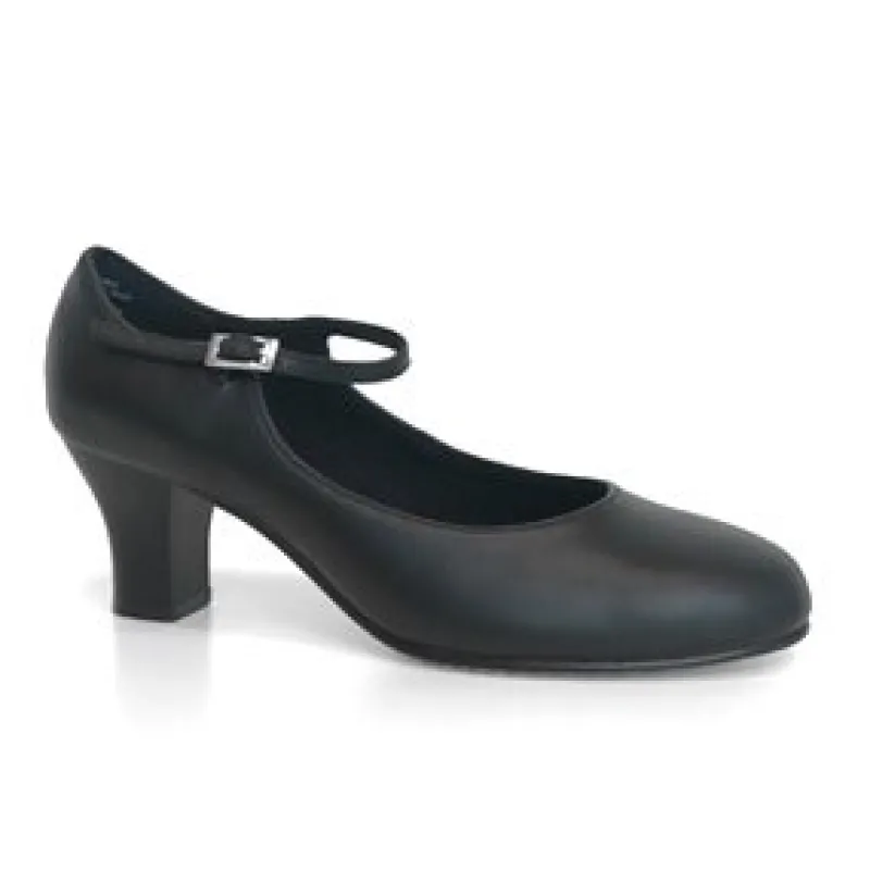 karakter_dansesko_i_sort__0.webp Dansebutikken Karakter dansesko i sort blød skind>Dame Andre Sko Ballet/moderne Dans | Karatersko