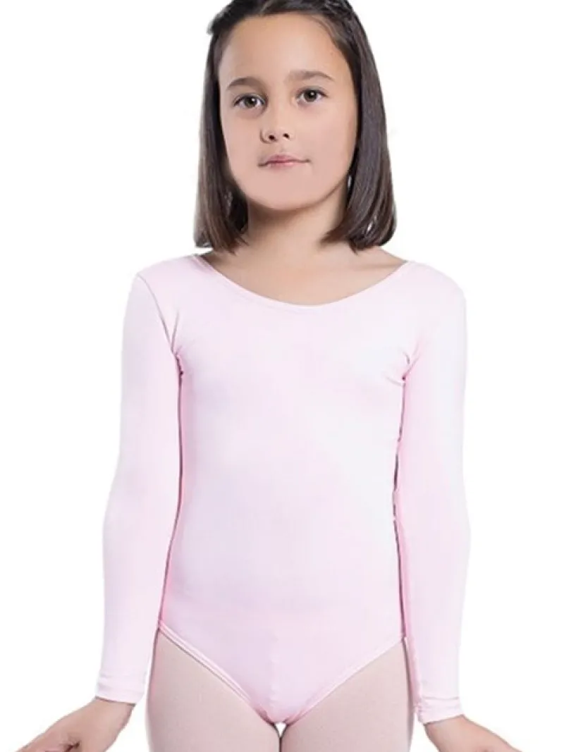 lyserd_dragt_mlangt_rme_b_0.webp Dansebutikken Lyserød dragt m.langt ærme ballet/gymnastik>Børn Dragter Piger | Balletdragter Børn