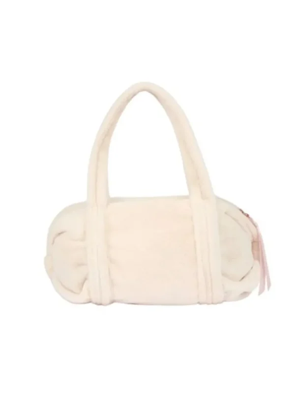 Dansebutikken Lyserød plyspels taske fra Repetto> Andet Til Ballet | Dansetasker